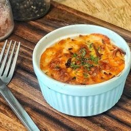 A7 BAKED MASHED POTATO CORN WITH CHEESE  มันบดข้าวโพดอบชีส