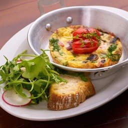 ltalian Sausage,kale and Mushroom Frittata