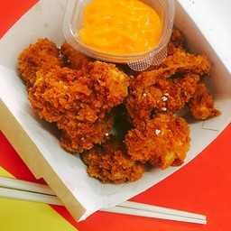 ไก่กรอบซอสชีสดิป