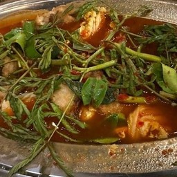 เนื้อปลากะพงทอดแป๊ะซะ