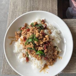 ข้าวกะเพราหมูสับ