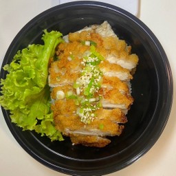 ข้าวหน้าไก่ทอด