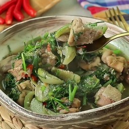 แกงอ่อมไก่ย่าง
