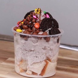 ปังเย็น นมสดโอริโอ้ (ทานได้1-2ท่าน)