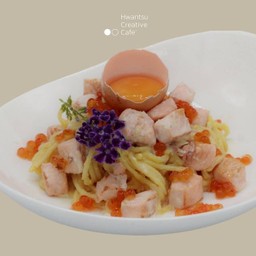 S10 Spaghetti Ikura Cream Salmon สปาเก็ตตี้อิคุระครีมแซลมอน