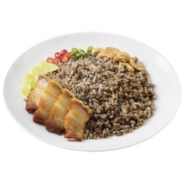 ข้าวผัดหนำเลี๊ยบหมูสับเม็ดมะม่วง