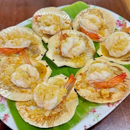 กุ้งแชบ๊วยย่างเนยกระเทียม