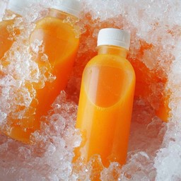 น้ำส้มคั้นแท้