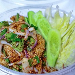 ยำไก่แซ่บ (เป็นกับข้าว)