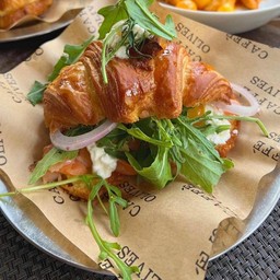 Smoked salmon Cornetto