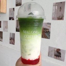 สตอเบอรี่ชาเขียวนมสด