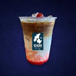 สตรอว์เบอร์รี่ลาเต้ - Strawberry latte