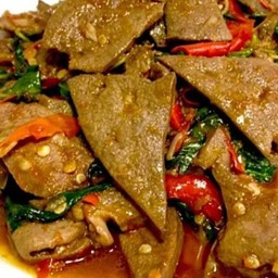 กระเพราตับ เป็นกับข้าว