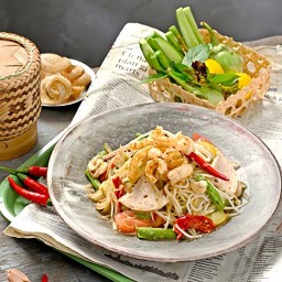 ตำข้าวปุ้นปลาร้า