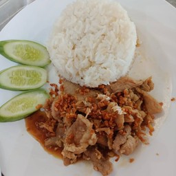 ข้าวทอดกระเทียม