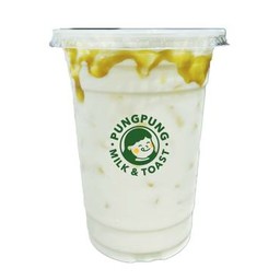 นมสดคาราเมลเย็น