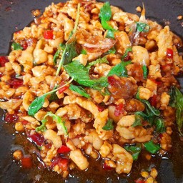 ผัดกะเพรา  (กับข้าว)