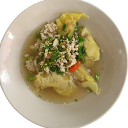 เกี๊ยวอวบลวกต้มแซ่บพริกสด