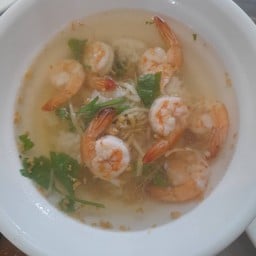 ข้าวต้มกุ้งสด