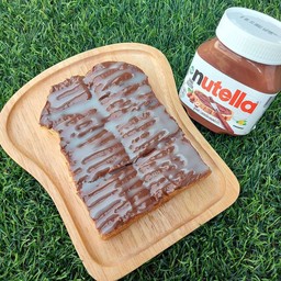 [อร่อยซ่ากับโค้ก] ปังปิ้งเนยนม นูเทลล่า (2แผ่น) +  โค้ก ออริจินัล (กระป๋อง) 