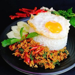 ข้าวกะเพราหมูสับ
