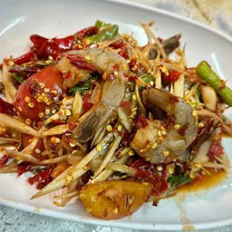 ตำกุ้งสด