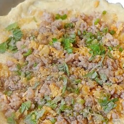 ไข่ตุ้นกะทะ หน้าหมูสับ สูตรเด้ดของร้าน