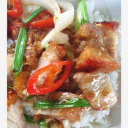 ข้าวผัดน้ำมันหอย