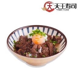ข้าวหน้าหมูย่างเตาถ่านไข่ออนเ