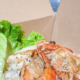 ยำขนมจีนกุ้ง