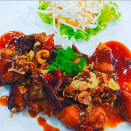 กะพงซอสมะขาม