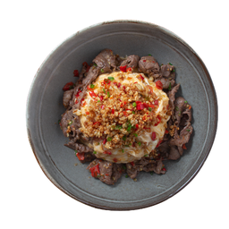 RI - 5 Creamy Egg with Chilli Beef / ข้าวหน้าไข่ข้นเนื้อคั่วพริกเกลือ