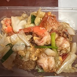 ผัดวุ้นเส้นกุ้ง(กับข้าว)