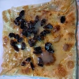 โรตี ใส่ลูกเกด