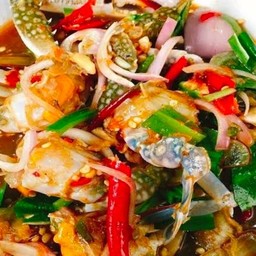[อร่อยซ่ากับโค้ก] ยำปูม้า +  โค้ก ออริจินัล (ขวด)