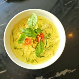 แกงเขียวหวานเจ