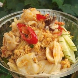 หมึกผัดไข่เค็ม