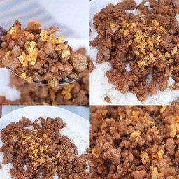 หมูสับผัดซีอิ้ว (ราดข้าว)