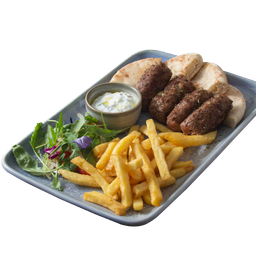 MA - 1 Souvlakai Pita / ชุดเนื้อย่างเสียบไม้สไตล์กรีก
