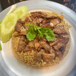 ข้าวผัดมันเนื้อ