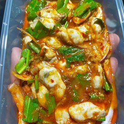 หมึกย่าง&หมึกลวกจิ้ม & ยำหอยนางรม by โมเม