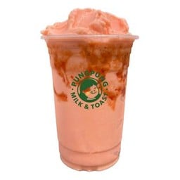 นมสดสตรอว์เบอร์รี่ปั่น