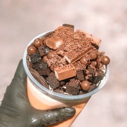 ปังเย็น ถังใหญ่ 32oz ฟรีท็อปปิ้ง คอนเฟลค+โกโกครั้น+ปังครั้นชี่