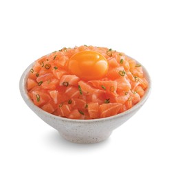 ข้าวหน้าแซลมอนสับ