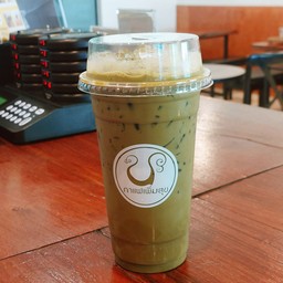 กาแฟชาเขียวเย็น