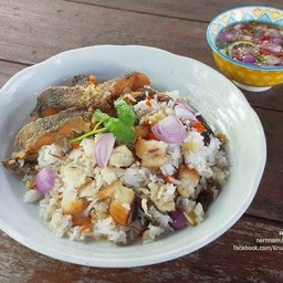 ข้าวปลานิลทอด