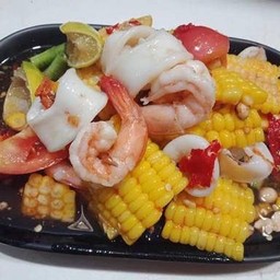 ตำโพดหมึกกุ้ง