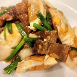 หมูกรอบไข่เค็ม