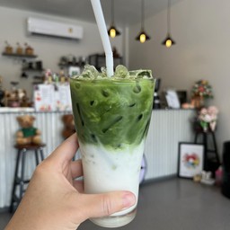 มัทฉะลาเต้(เย็น)