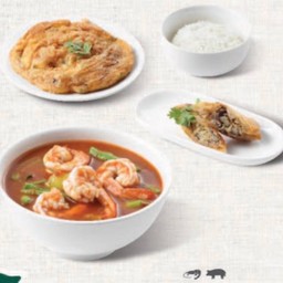 แกงส้มผักรวมกุ้งสด